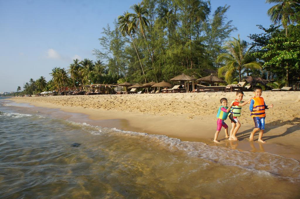 Отель Phu Quoc Kim - Bungalow On The Beach Экстерьер фото